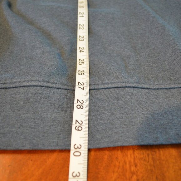 Fjallraven High Coast Blue Grey Pockets Cotton Blend Men's Pullover Hoodie - Picture 8 of 10